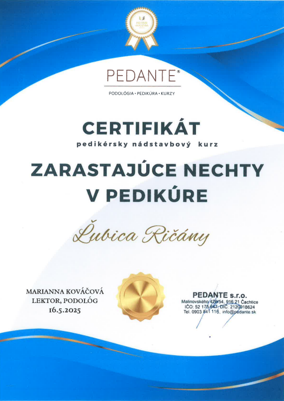 Certifikát 14